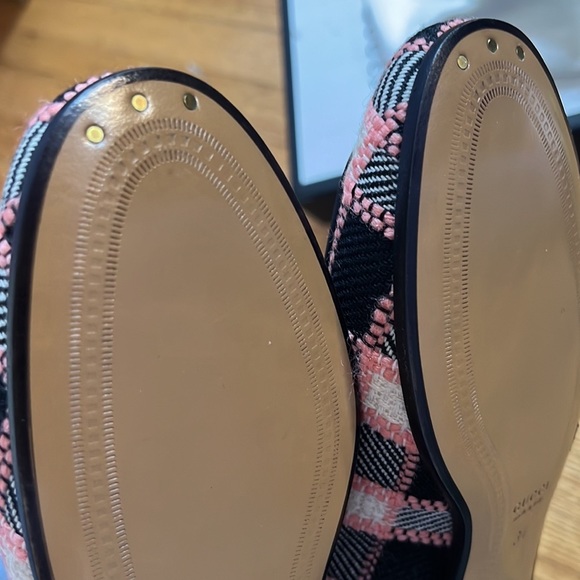 Gucci Jordaan Horsebit Multi Color Plaid Check Tweed Loafers Flats 34 - Picture 13 of 16